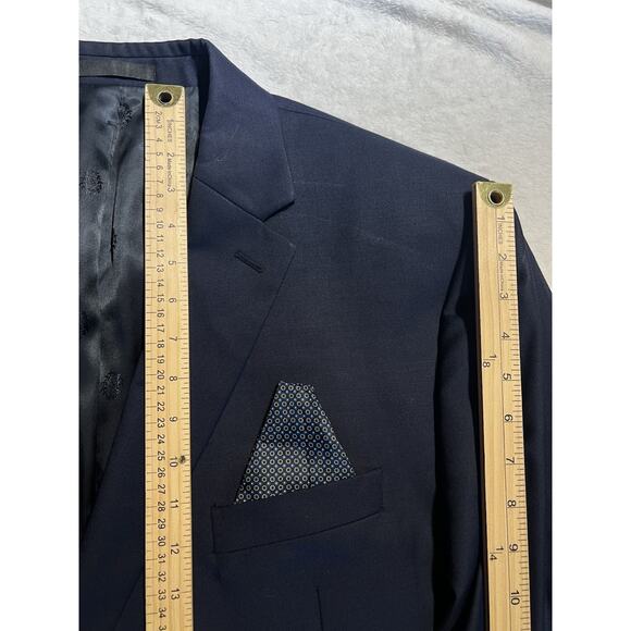 Ralph Lauren LRL Black Label Mens 50R Navy Blue Casual Blazer Sport Jacket - Picture 14 of 16